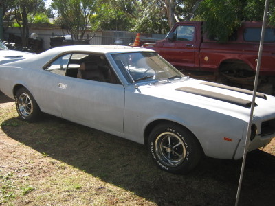 Frank Llewell,Adelaide South Australia. 1969 Javelin (recent import)  Big Bad Green