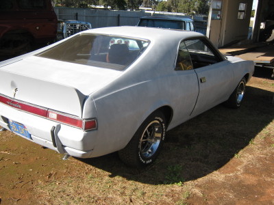 Frank Llewell,Adelaide South Australia. 1969 Javelin (recent import)  Big Bad Green